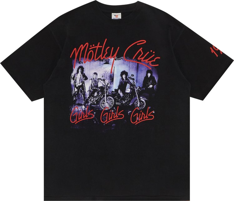Vintage Motley Crue Girls, Girls, Girls T-Shirt 'Black'