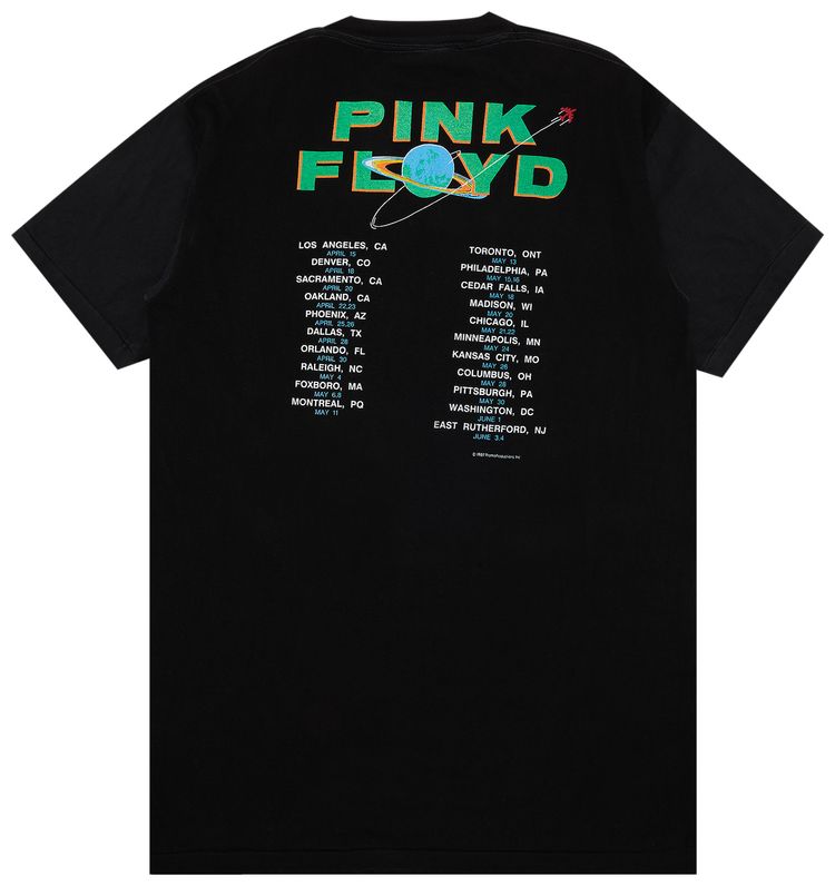 Vintage Pink Floyd Momentary Lapse Of Reason T Shirt Black