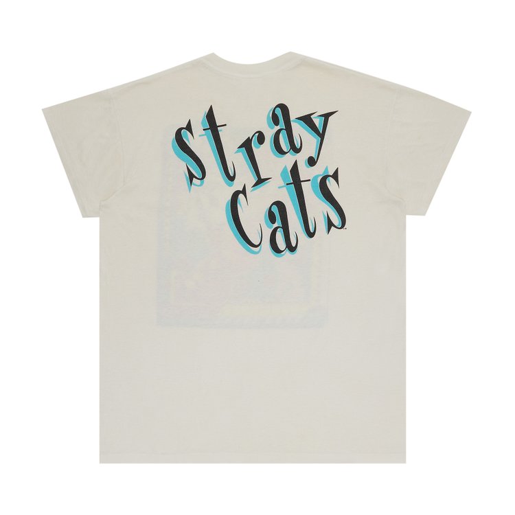 Vintage Stray Cats Balls To Play T Shirt White