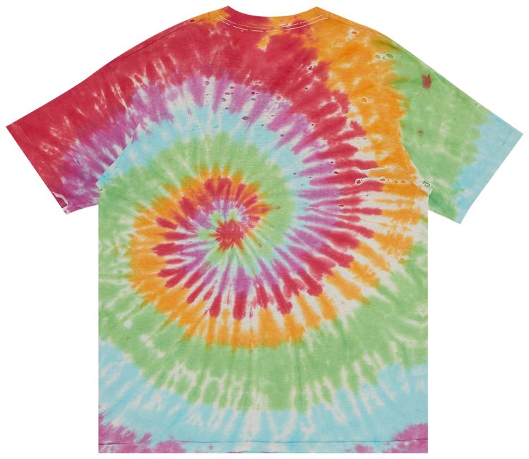 Vintage Jimi Hendrix Tie Dye T Shirt Multicolor