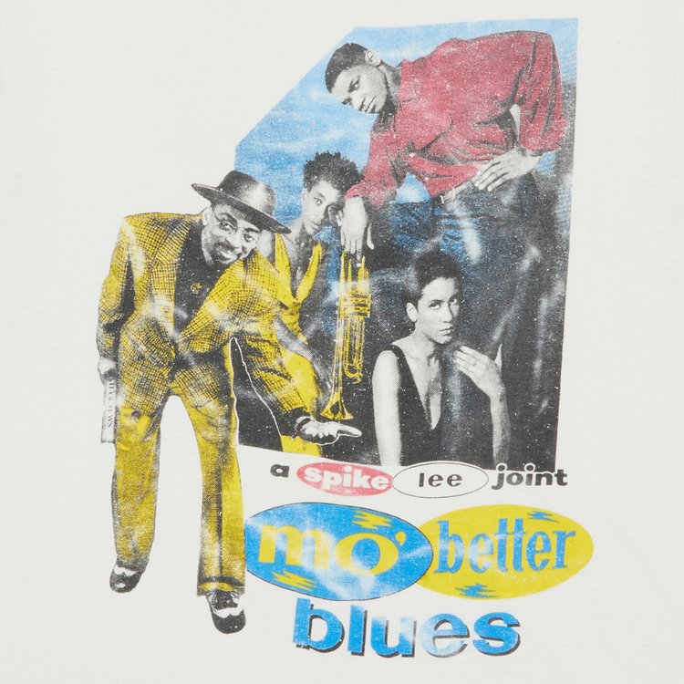 Vintage Mo Better Blues T Shirt White