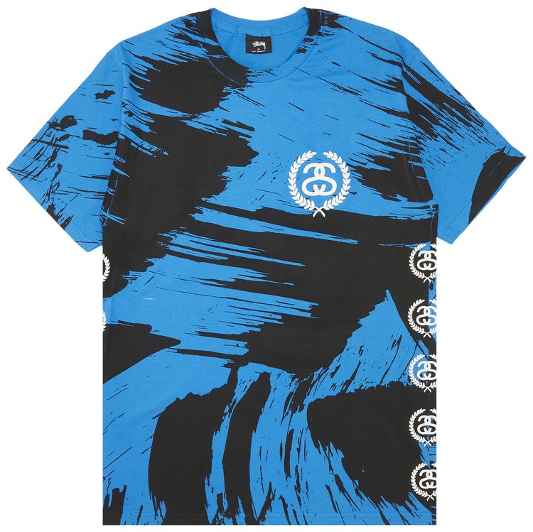 Stussy Painted Tee Marina Blue