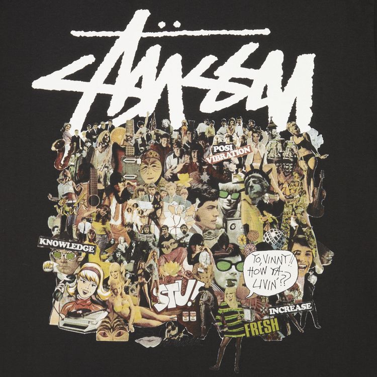 Stussy Gear Yo Vinny How Ya Livin Long Sleeve Black