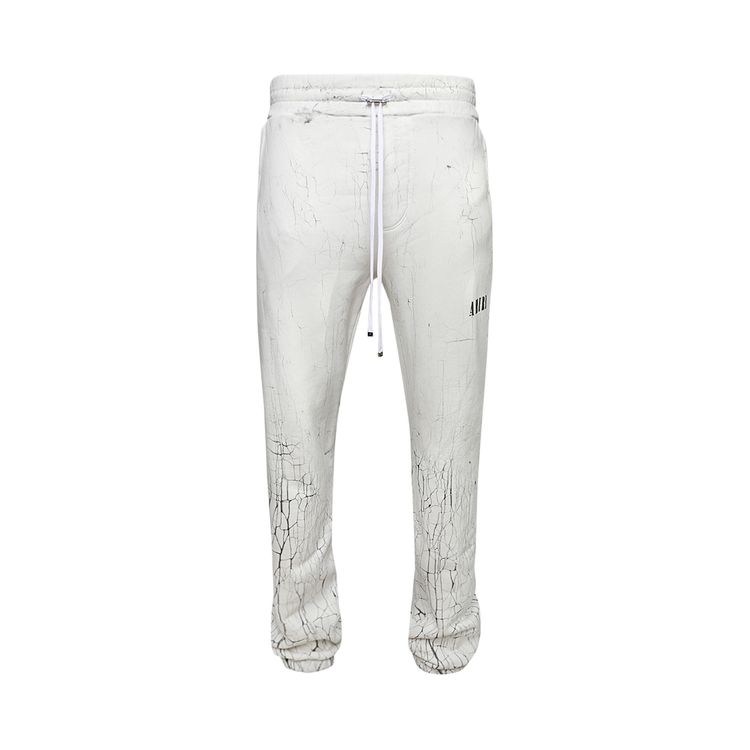 Buy Amiri Cracked Dye Logo Sweatpants 