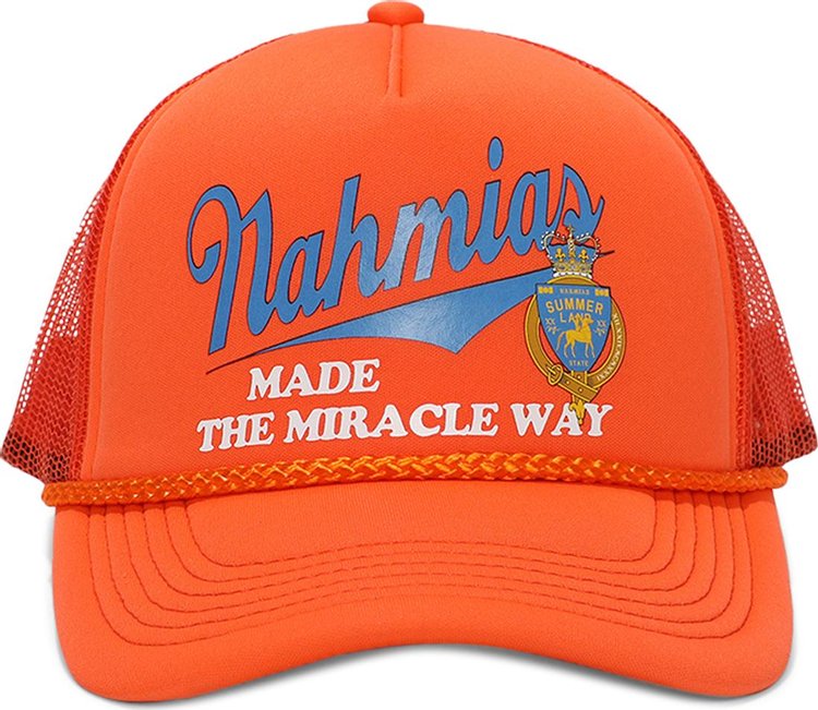 Nahmias Miller Way Foam Trucker Hat 'Orange/Blue'