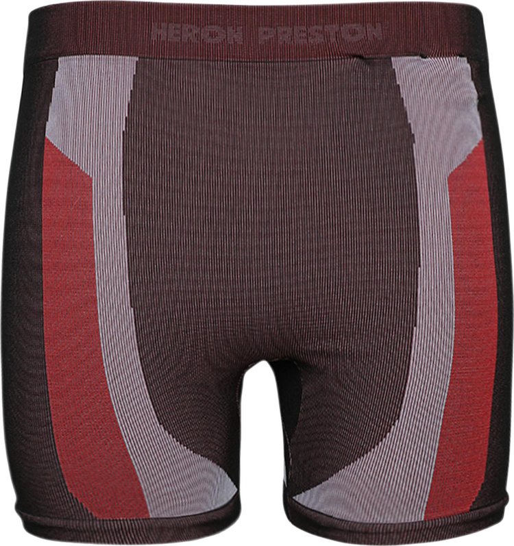 Heron Preston Ex-Ray 3D Ribbing Shorts 'Black/Red'