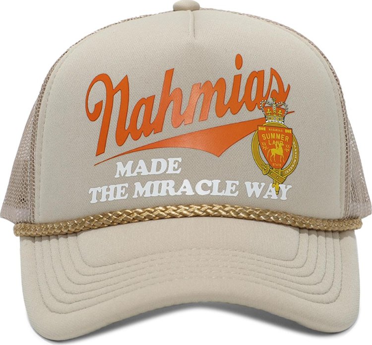 Nahmias Miller Way Foam Trucker Hat 'Sand/Orange'