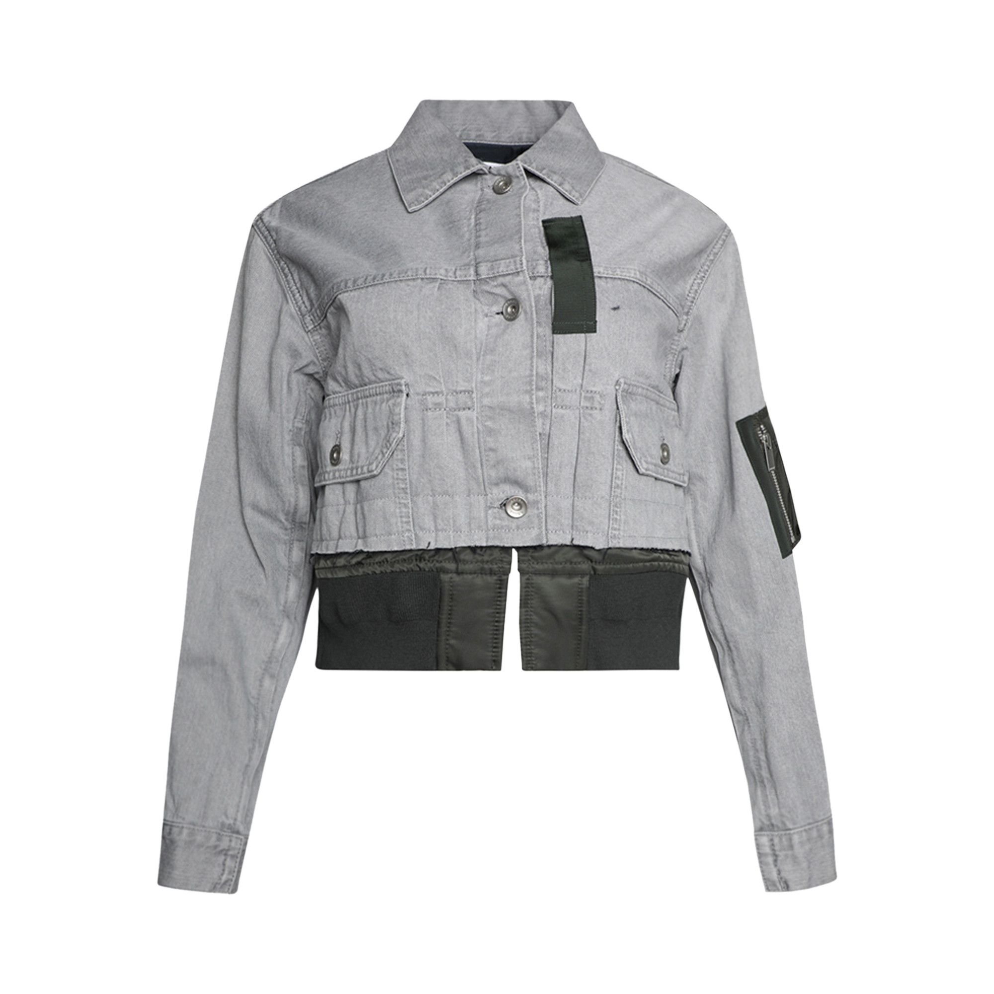 Sacai gray panel tailored jacket 22aw（All Collections