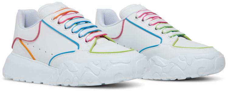 Alexander McQueen Wmns Court Trainer White Multi