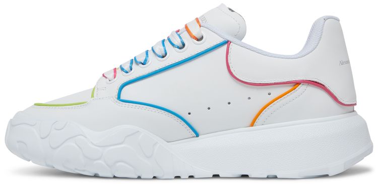 Alexander McQueen Wmns Court Trainer White Multi