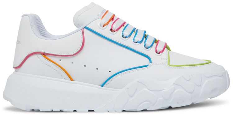 Alexander McQueen Wmns Court Trainer White Multi