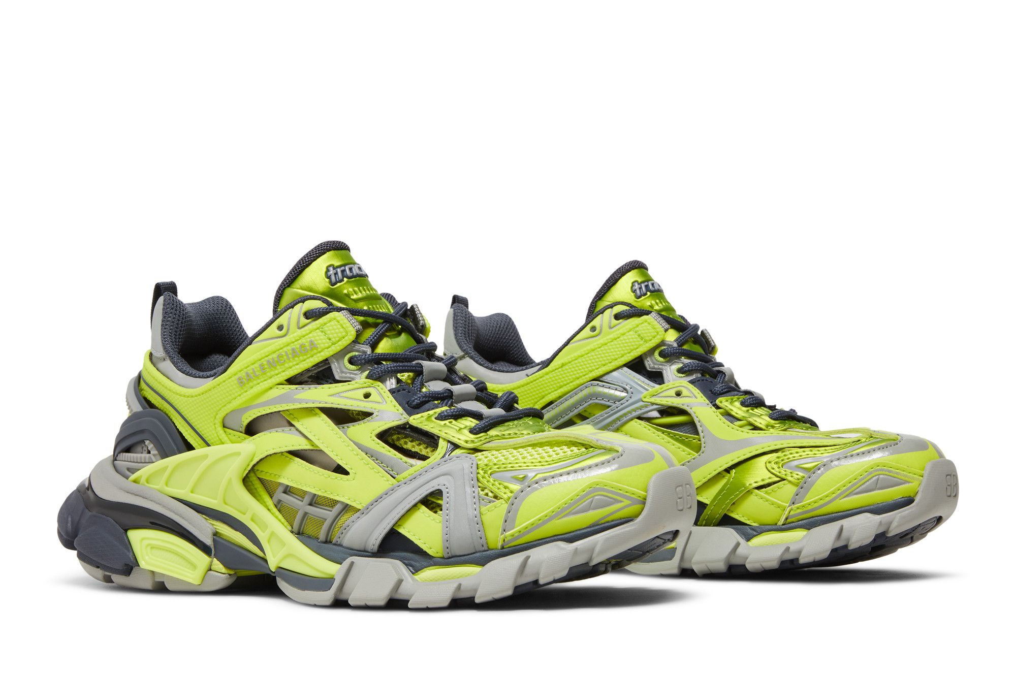 Buy Balenciaga Wmns Track.2 Sneaker 'Grey Neon Yellow Buy Balenciaga Wmns Track.2 Sneaker 'Grey Neon Yellow