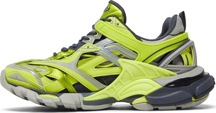 Balenciaga Wmns Track2 Sneaker Grey Neon Yellow