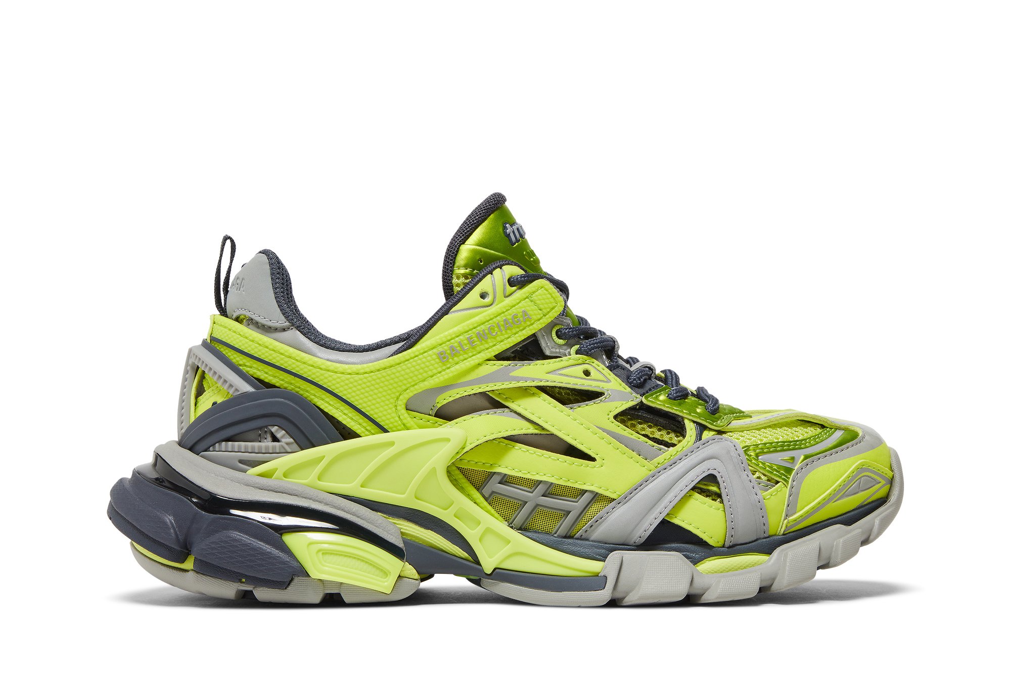 Balenciaga Wmns Track.2 Sneaker 'Grey Neon Yellow'