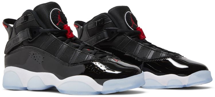 Air Jordan 6 Rings GS Black Gym Red