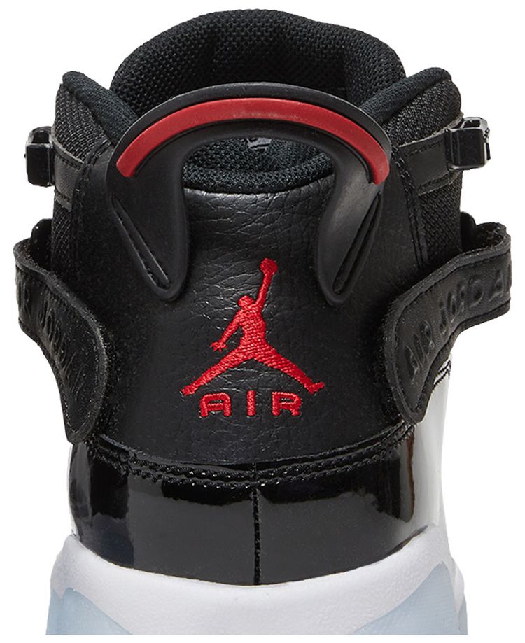 Air Jordan 6 Rings GS Black Gym Red