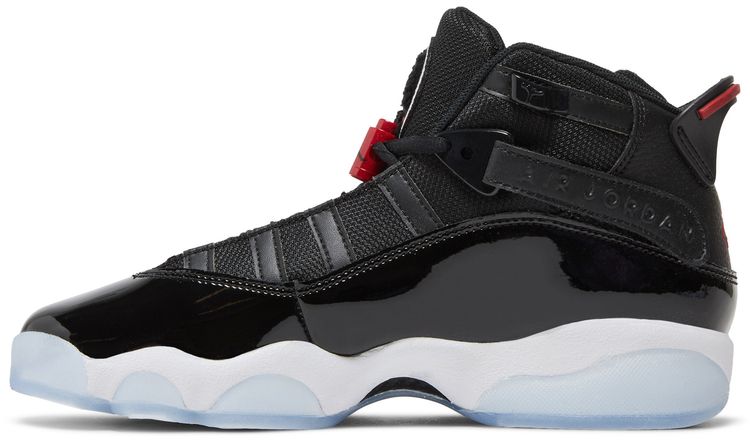 Air Jordan 6 Rings GS Black Gym Red