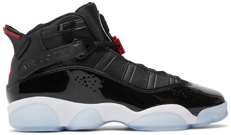 Air Jordan 6 Rings GS Black Gym Red