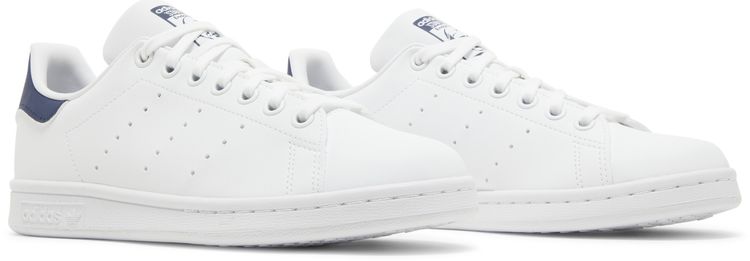 Adidas Stan Smith J White Dark Blue