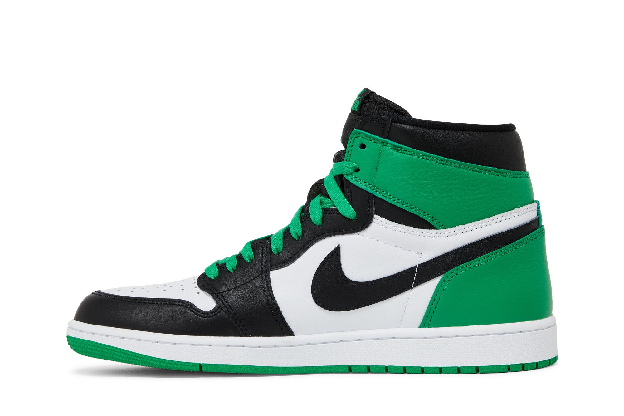 Nike air jordans green top