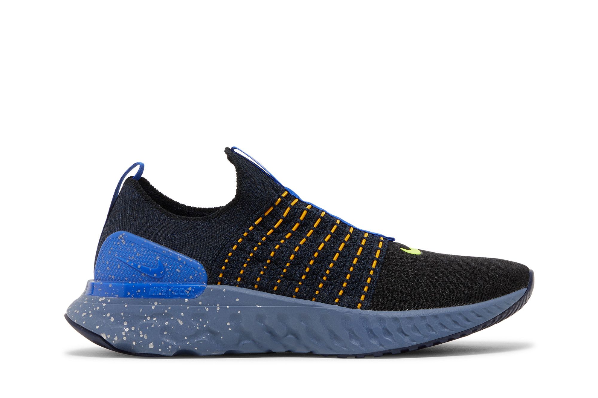 ナイキ メンズ ランニングシューズ Nike Men's React Phantom Run Flyknit 2 Running Shoes　- Navy/Blue Buy Nike React Phantom Run Flyknit 2 'Black Hyper Royal' - DZ4849