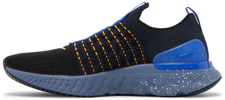 Nike React Phantom Run Flyknit 2 Black Hyper Royal