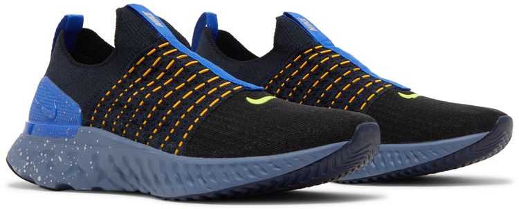 Nike React Phantom Run Flyknit 2 Black Hyper Royal