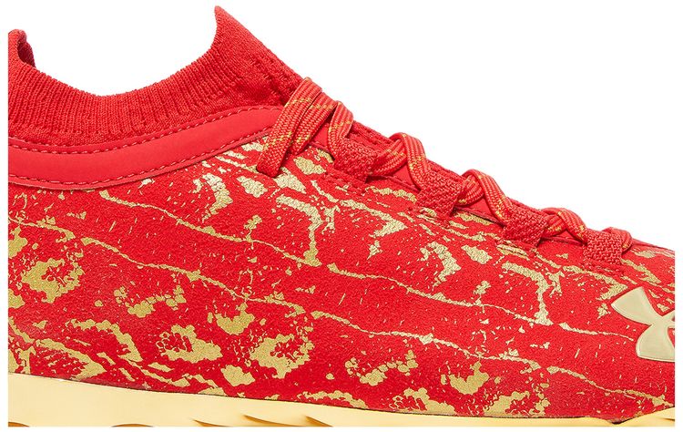 Under Armour Spotlight LUX Suede 20 Red Metallic Gold