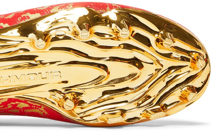 Under Armour Spotlight LUX Suede 20 Red Metallic Gold