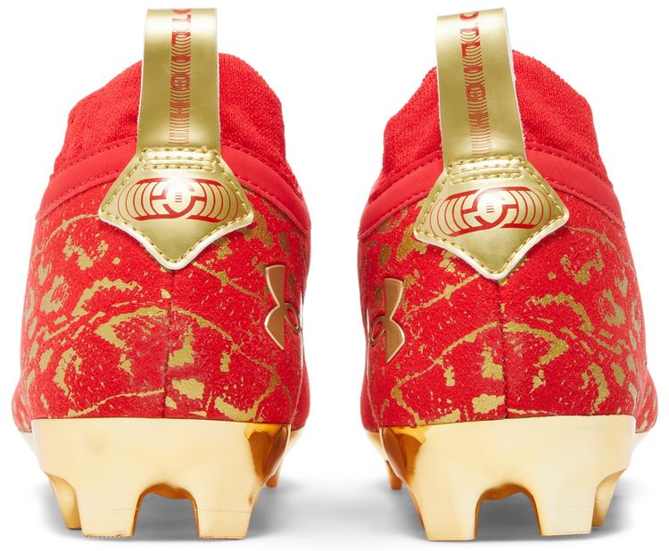 Under Armour Spotlight LUX Suede 20 Red Metallic Gold