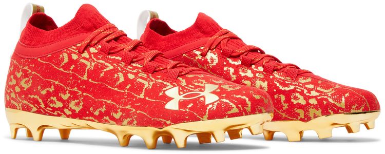 Under Armour Spotlight LUX Suede 20 Red Metallic Gold