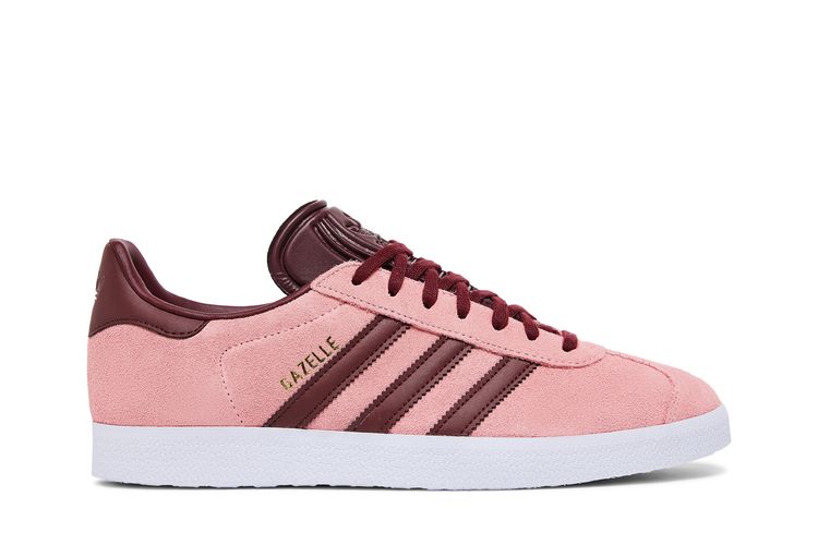 adidas gazelle silver green womens adidas Originals Gazelle Wonder Clay / Ftwr White