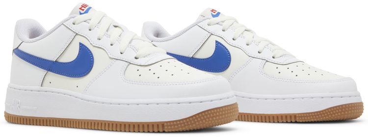 Nike Air Force 1 GS White Game Royal Gum