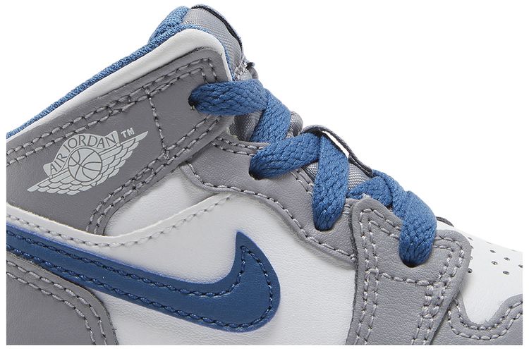 Air Jordan 1 Mid TD Cement True Blue