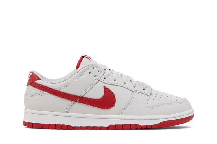 dunk low red grey