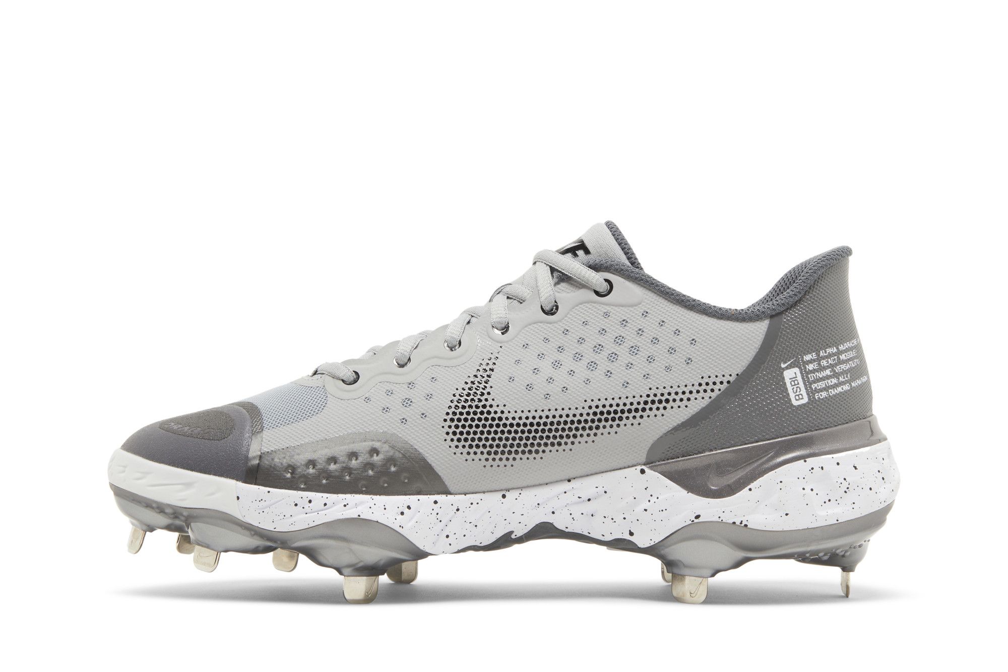 All white ten nike huarache cleats