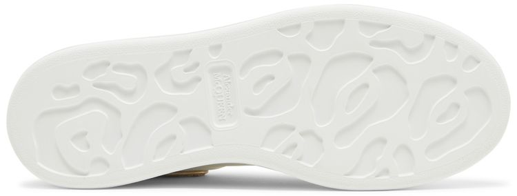 Alexander McQueen Wmns Oversized Sneaker White Glitter Gold