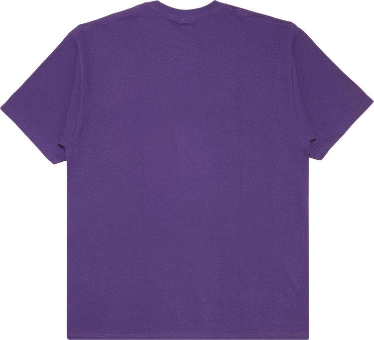 Stussy Basic Logo SS Stock Tee Purple