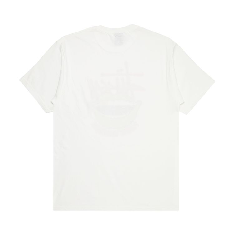 Stussy Positive Vibrations Smile Tee White