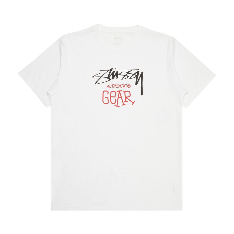 Stussy Authentic Gear Tee White