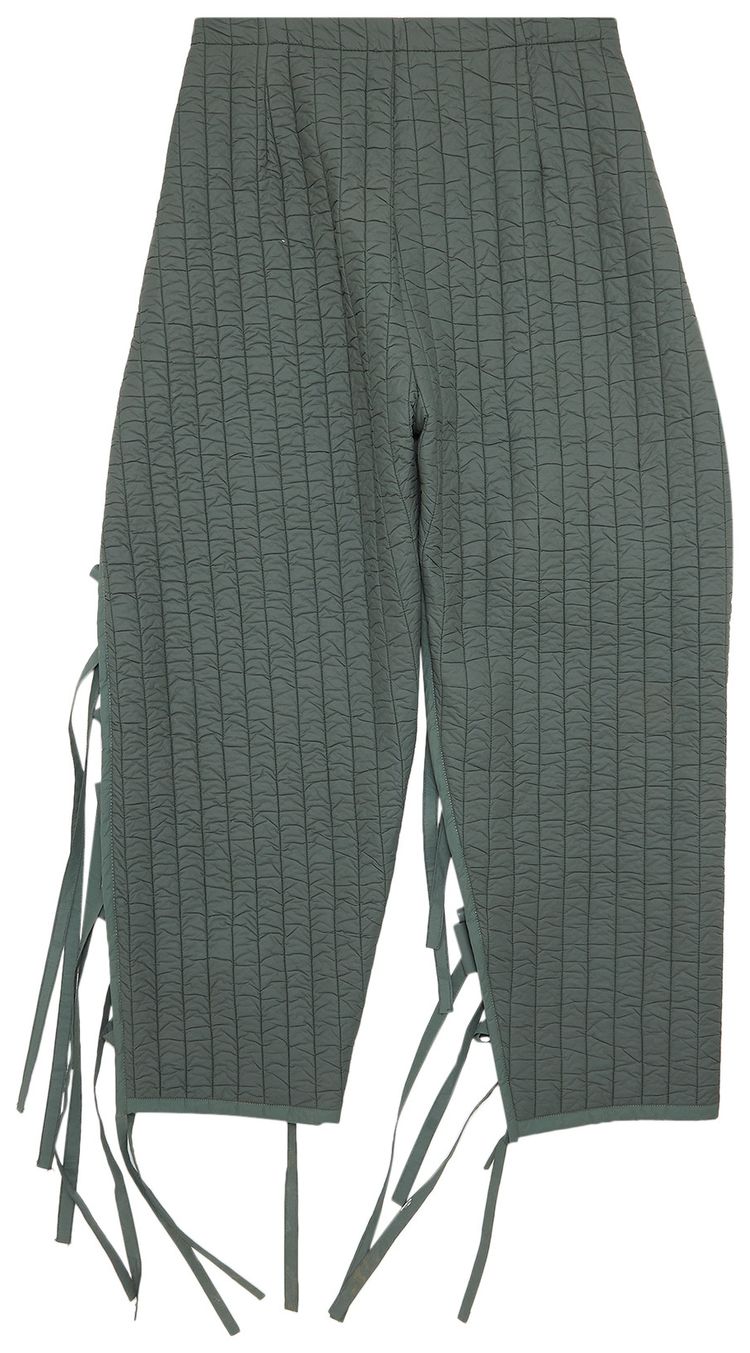 Craig Green Quilted Trousers Green
