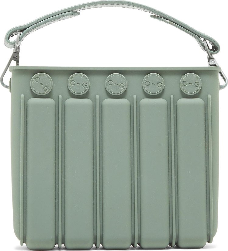 Craig Green Post Stud Shoulder Bag Green