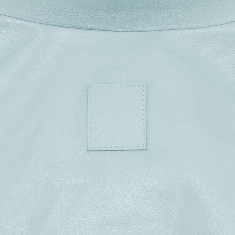 Loewe Puffer Bomber Jacket Light Sea Water Green