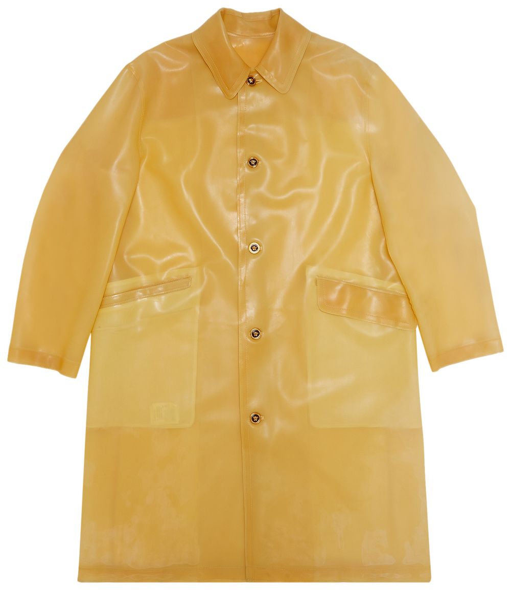 Buy Versace PVC Raincoat 'Yellow' 1009124 1A06845 1K230 GOAT