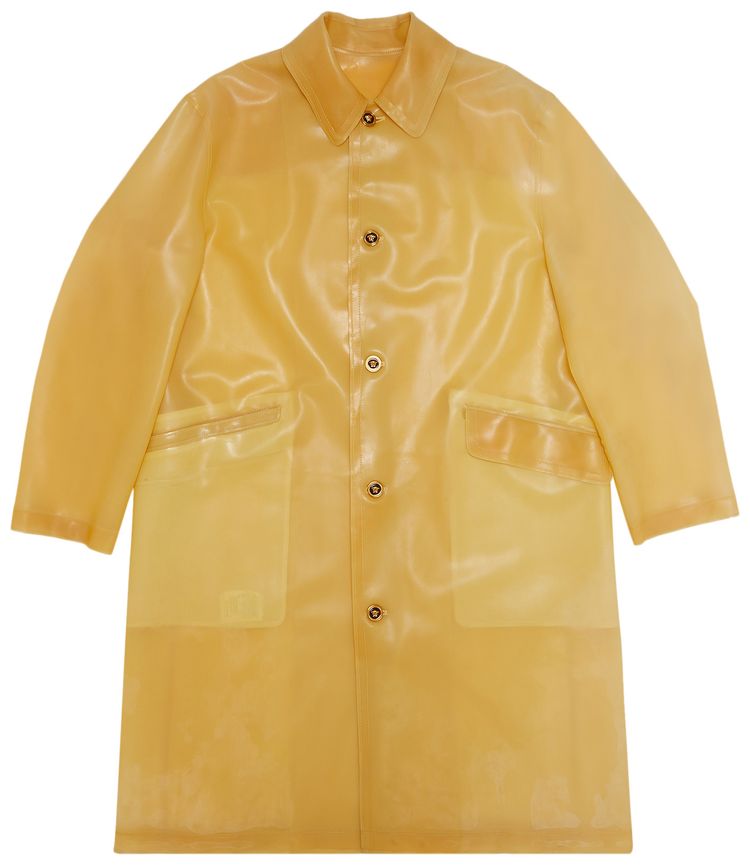 Versace PVC Raincoat Yellow