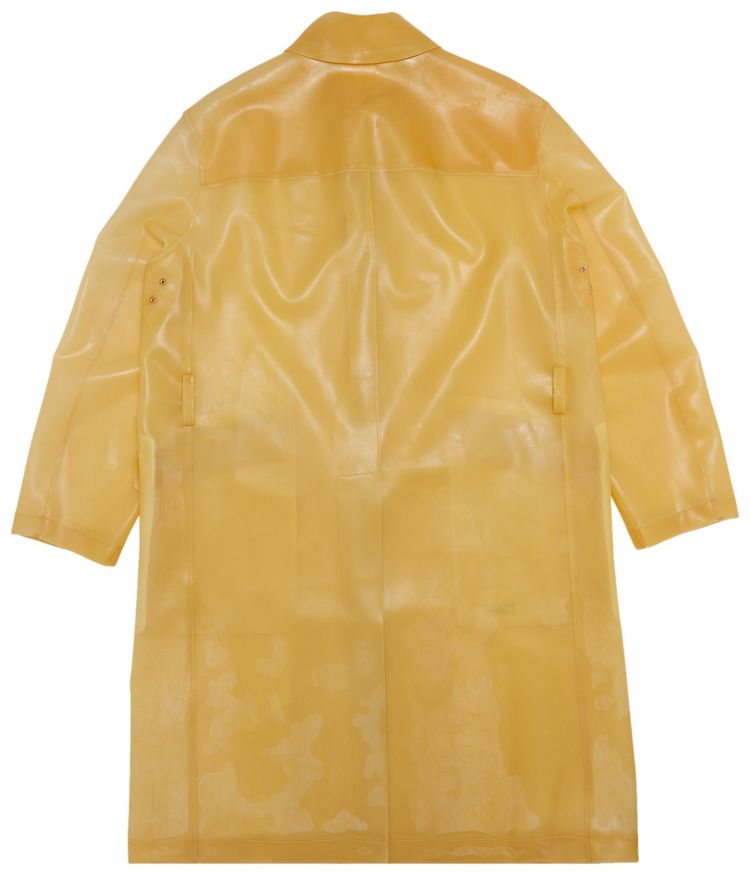 Versace PVC Raincoat Yellow