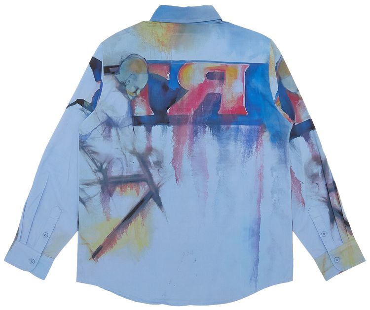 KidSuper Button Up Shirt Blue