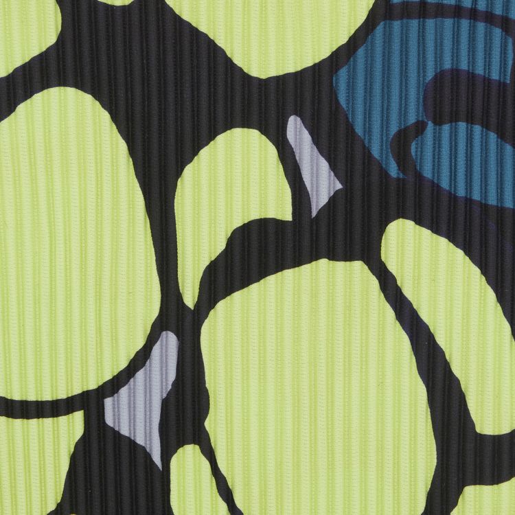 Homme Plisse Issey Miyake Cotton Bolls Pleats Trousers Yellow