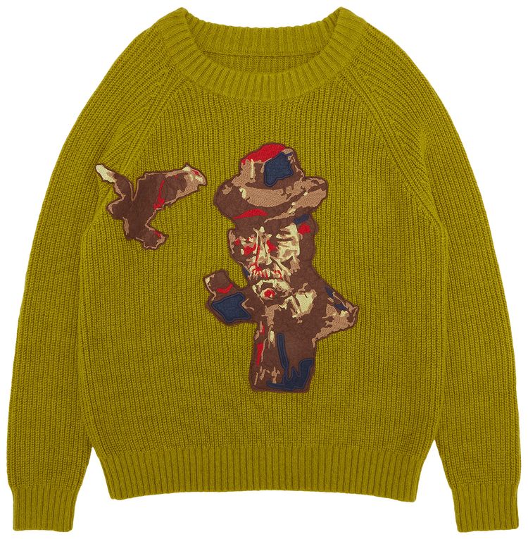 KidSuper Knit Sweater Green