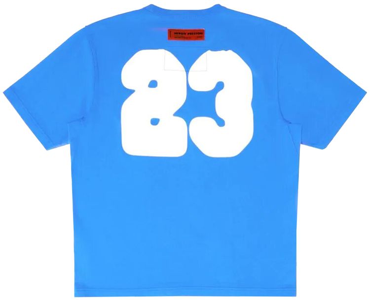 Heron Preston Slogan Print T Shirt Blue